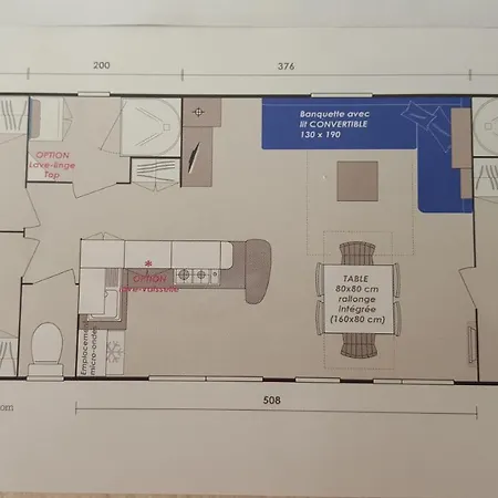Agreable Mobilhome 6 - 8 Places